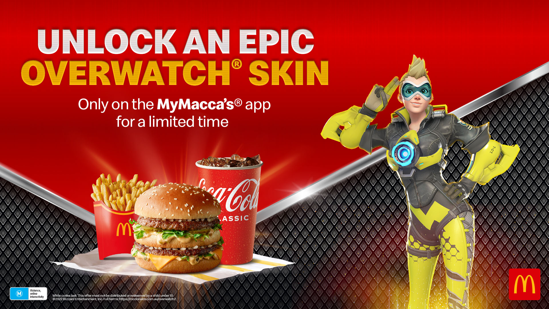 McDonald's ha lanzado una colaboración con Overwatch 2 en Australia. Los fans pueden conseguir un skin épico para Tracer-2 McDonald's ha lanzado una colaboración con Overwatch 2 en Australia. Los fans pueden conseguir un skin épico para Tracer-2