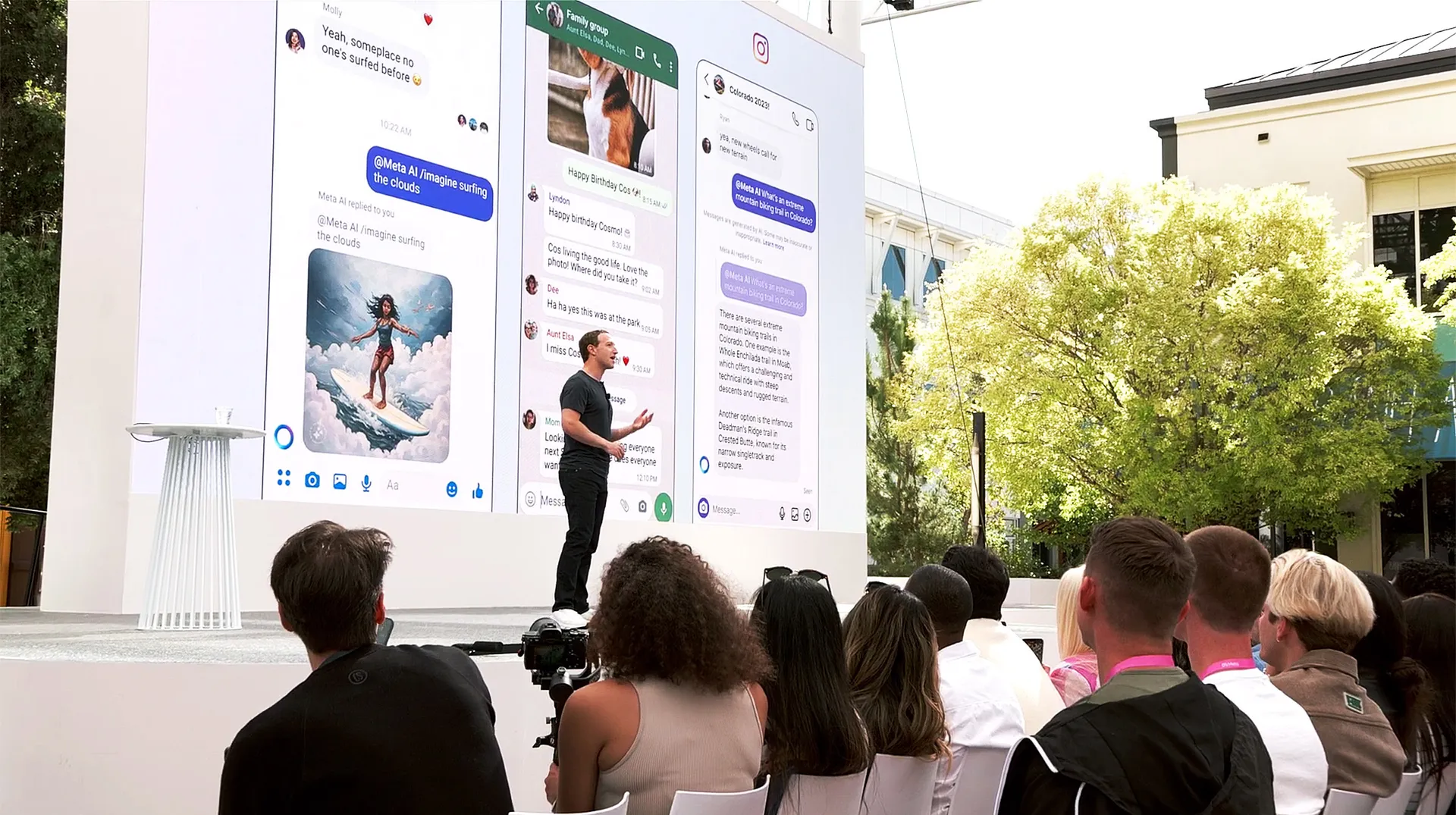 Meta presenta chatbots con "personalidad" basada en inteligencia artificial para Messenger Meta presenta chatbots con "personalidad" basada en inteligencia artificial para Messenger