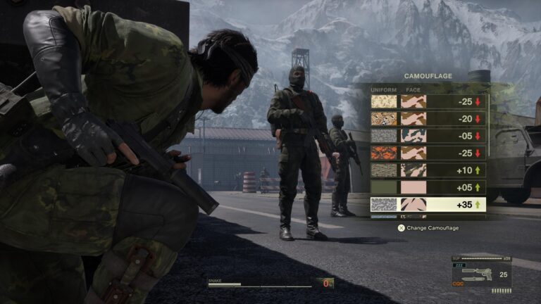 Captura de pantalla de Metal Gear Solid Δ: Snake Eater - Camuflaje Captura de pantalla de Metal Gear Solid Δ: Snake Eater - Camuflaje