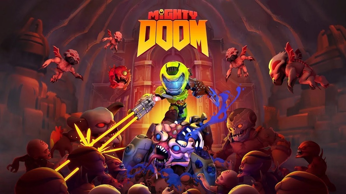 Mighty DOOM, el colorido shooter descendente basado en la famosa franquicia, ha salido a la venta Mighty DOOM, el colorido shooter descendente basado en la famosa franquicia, ha salido a la venta