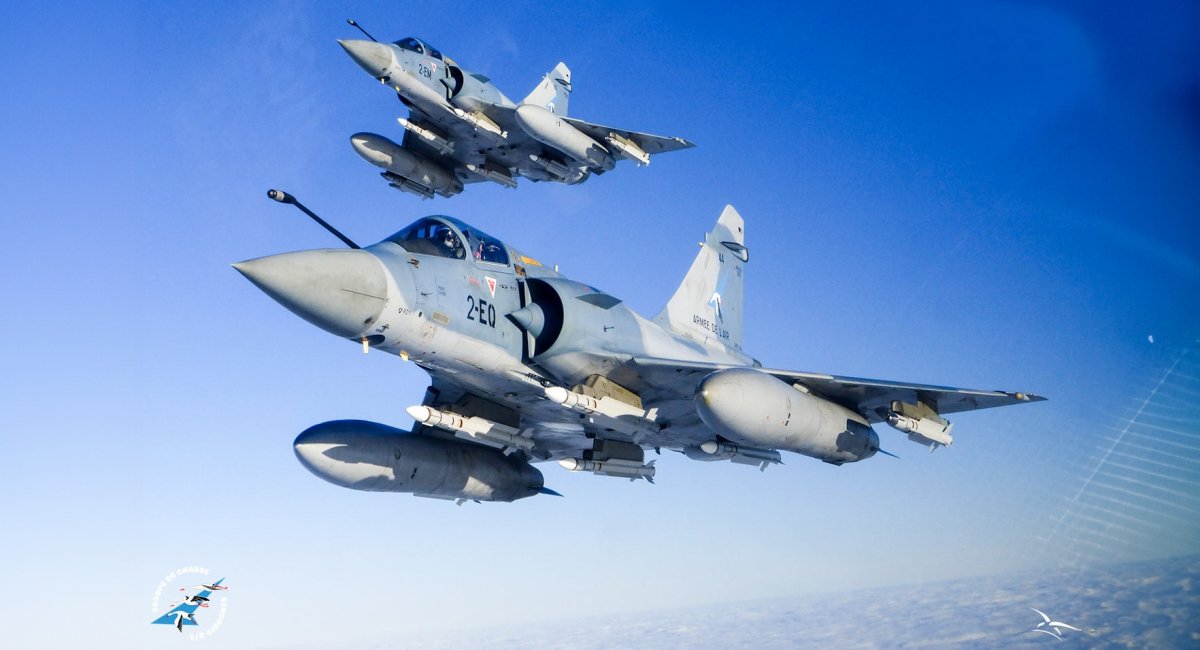 El caza francés Mirage 2000-5F