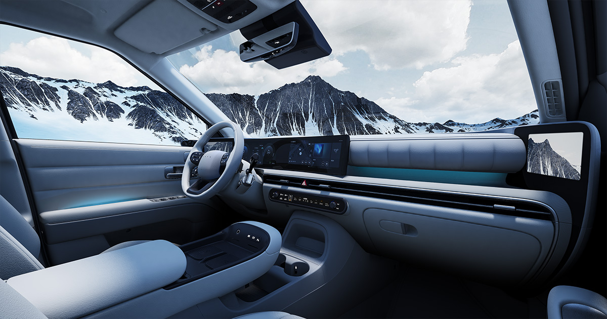 Interior del Hyundai NEXO FCEV - vista 1 Interior del Hyundai NEXO FCEV - vista 1