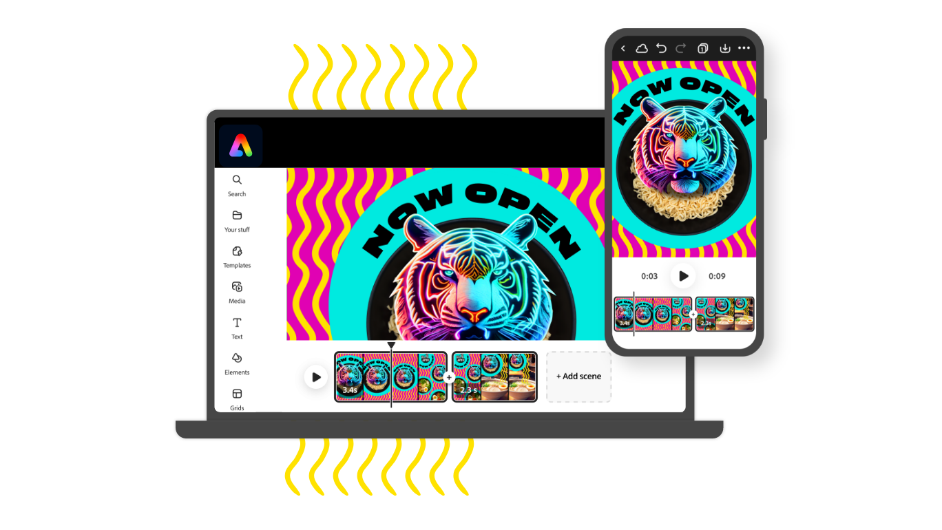 Adobe ha integrado la IA generativa de Firefly en la nueva aplicación móvil Express Adobe ha integrado la IA generativa de Firefly en la nueva aplicación móvil Express