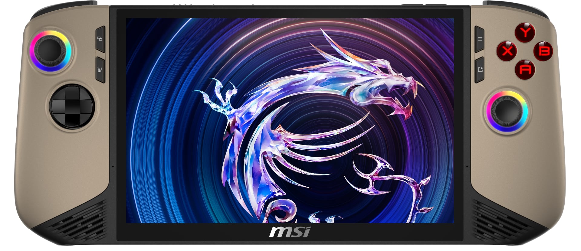 Exterior del MSI Claw 8 AI+