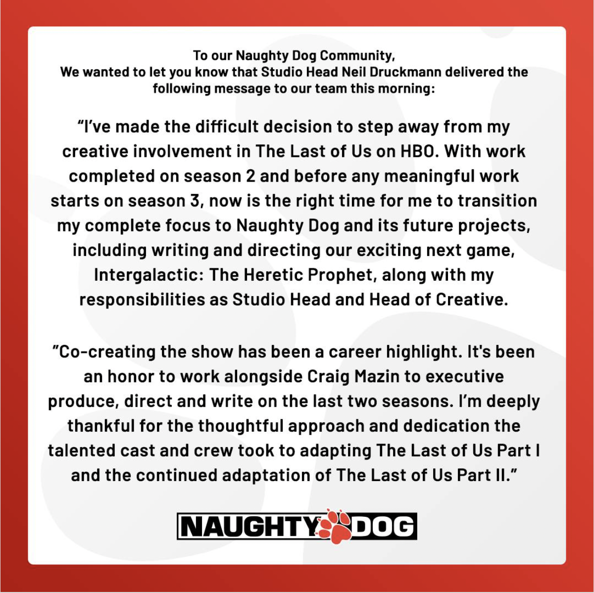 Logotipo del estudio Naughty Dog