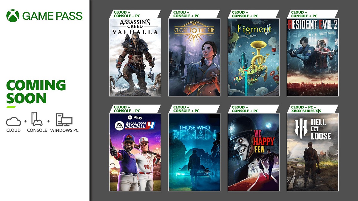 Assassin's Creed Valhalla, el remake de Resident Evil 2 y seis juegos más se incorporarán al catálogo de Xbox Game Pass en enero Assassin's Creed Valhalla, el remake de Resident Evil 2 y seis juegos más se incorporarán al catálogo de Xbox Game Pass en enero