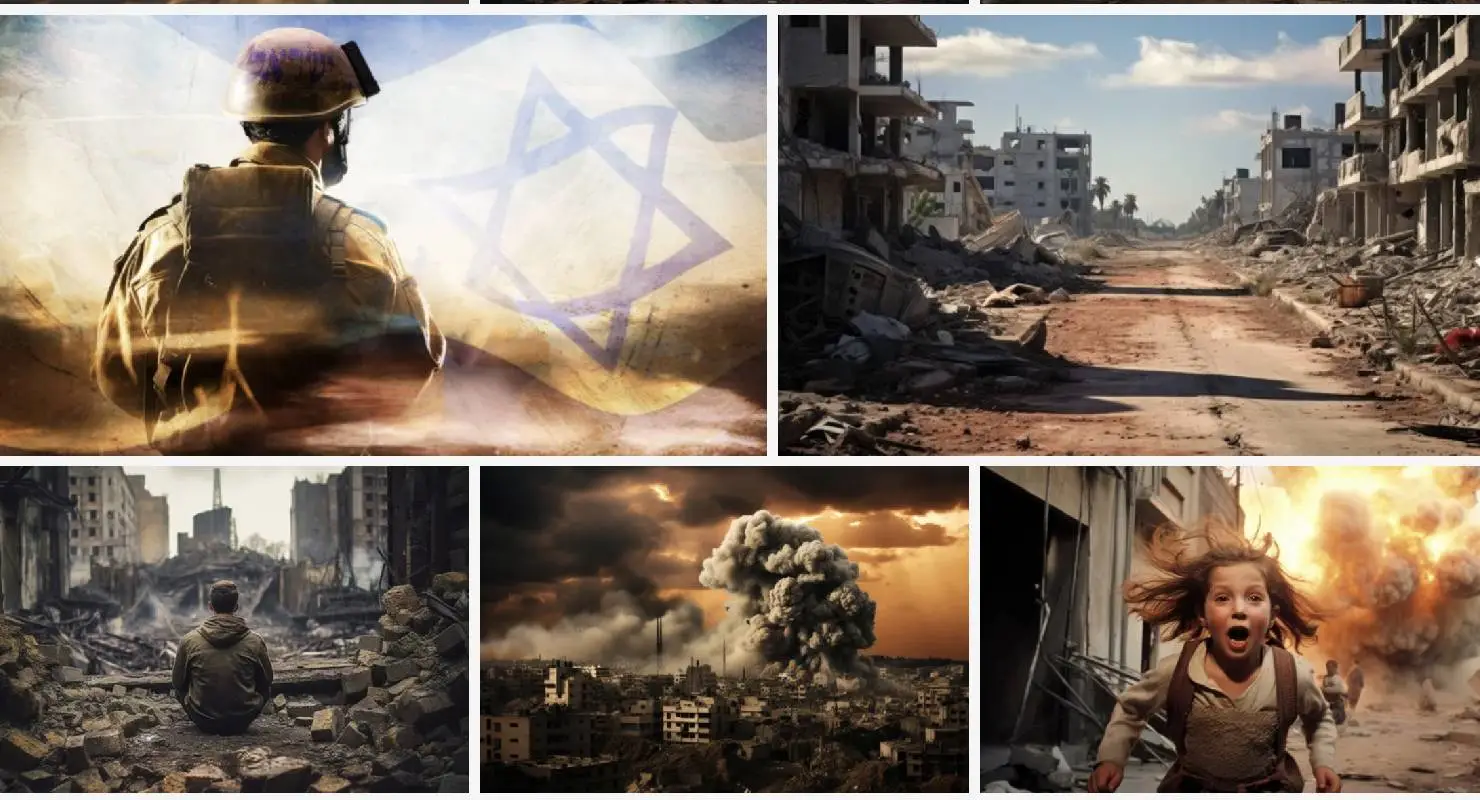Adobe vende imágenes generadas por inteligencia artificial de la guerra entre Israel y Hamás que se hacen pasar por reales en las noticias Adobe vende imágenes generadas por inteligencia artificial de la guerra entre Israel y Hamás que se hacen pasar por reales en las noticias