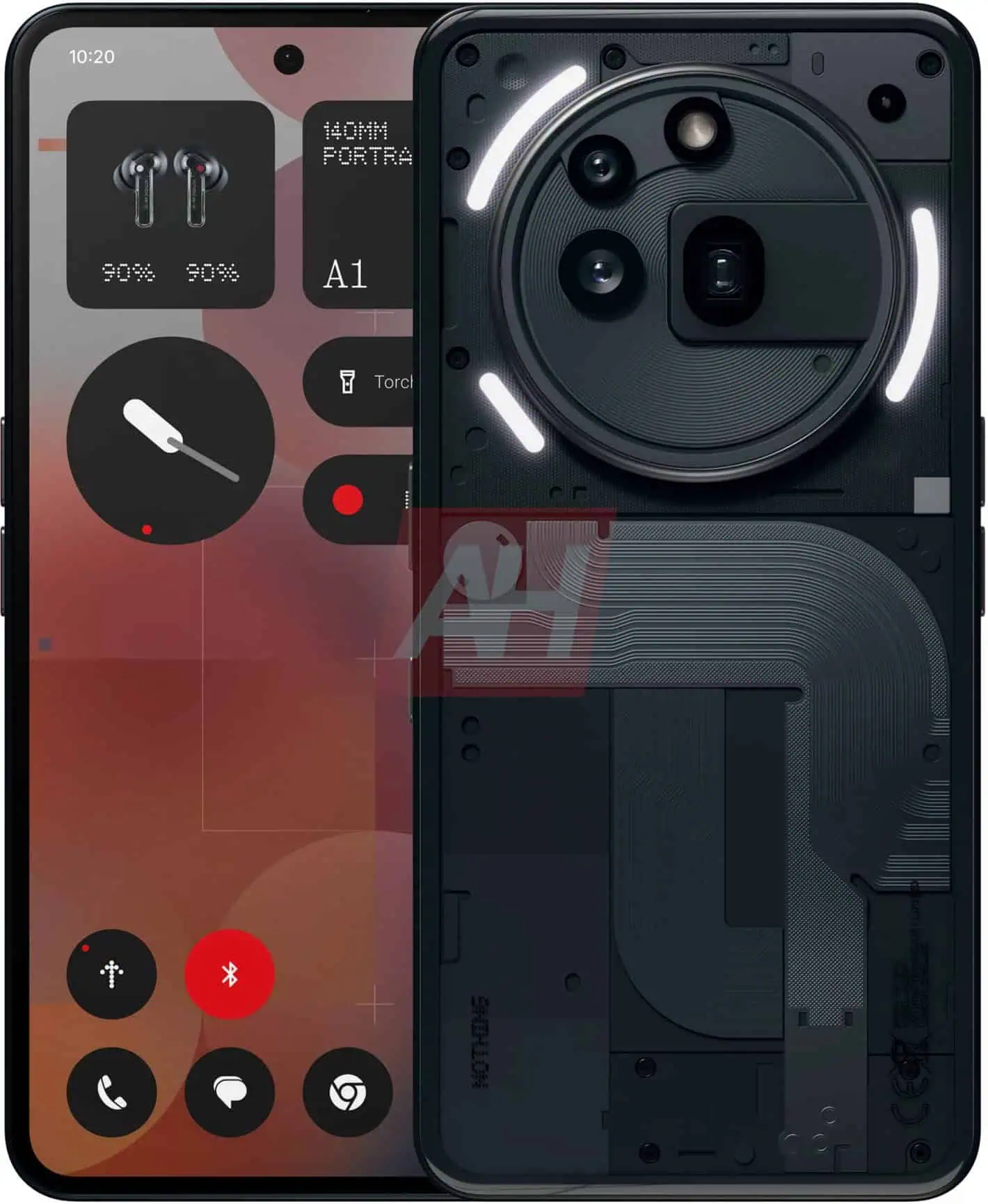 Nothing Phone 3a Pro - Panel trasero