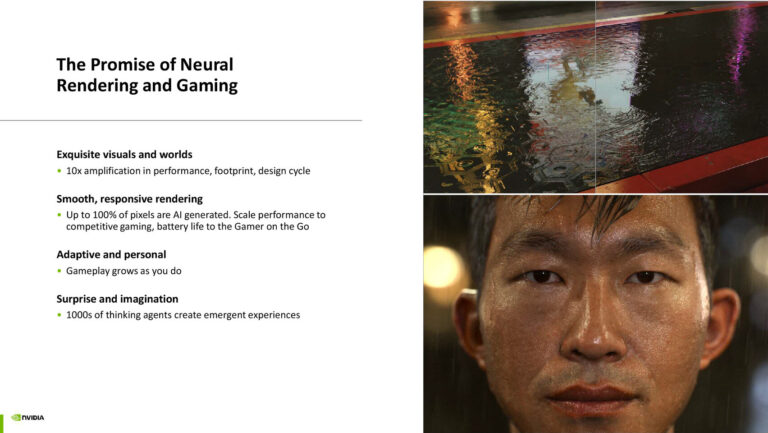 Ilustración por Nvidia Neural Rendering