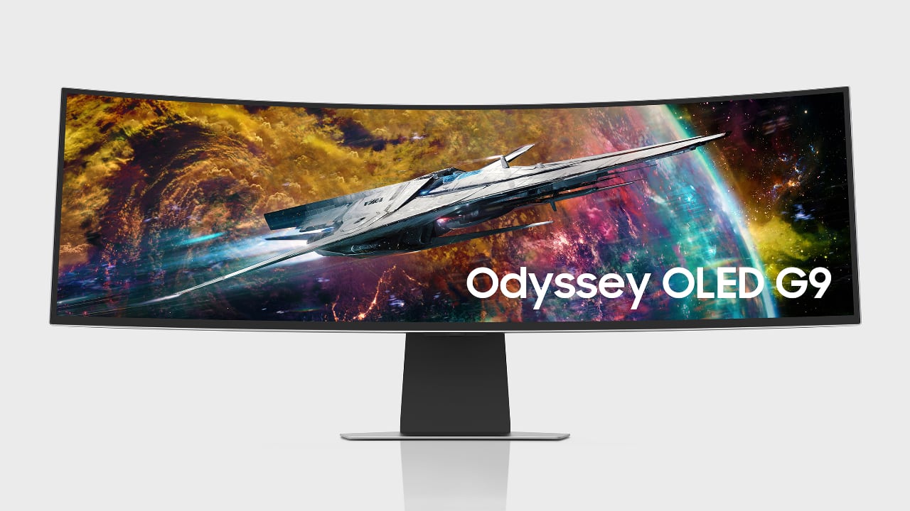 Samsung lanza la Odyssey OLED G9, con una doble pantalla curva quad-HD de 49" y 1800R con tecnología de puntos cuánticos Samsung lanza la Odyssey OLED G9, con una doble pantalla curva quad-HD de 49" y 1800R con tecnología de puntos cuánticos