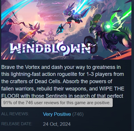 Windblown, un nuevo juego de los creadores de Dead Cells, ha sido lanzado en Steam Early Access-2 Windblown, un nuevo juego de los creadores de Dead Cells, ha sido lanzado en Steam Early Access-2