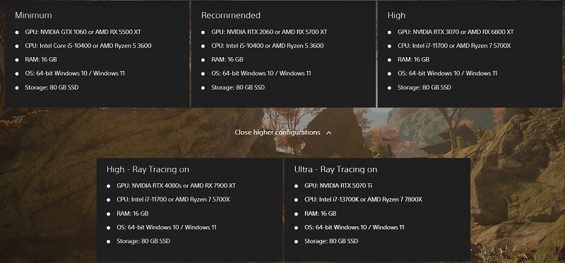 Requisitos del sistema para Lost Soul Aside Requisitos del sistema para Lost Soul Aside