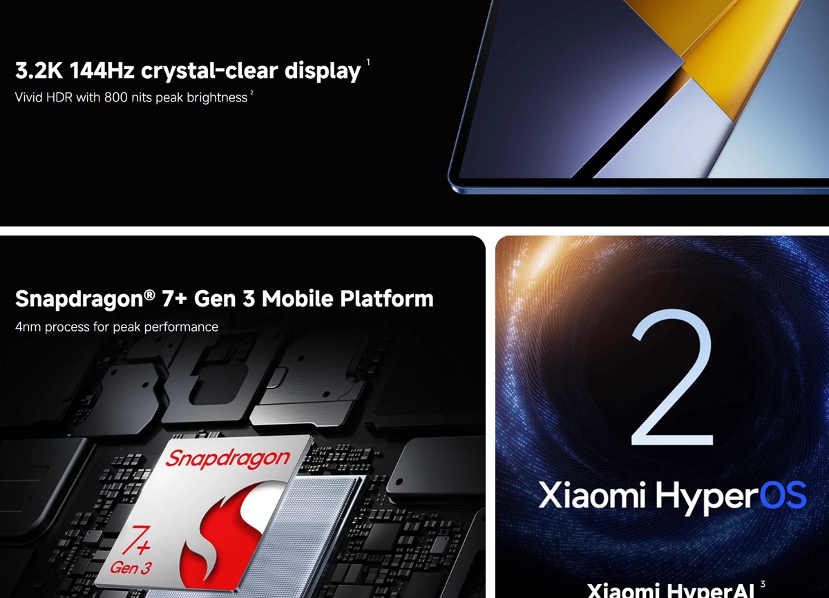 Pantalla Poco Pad X1