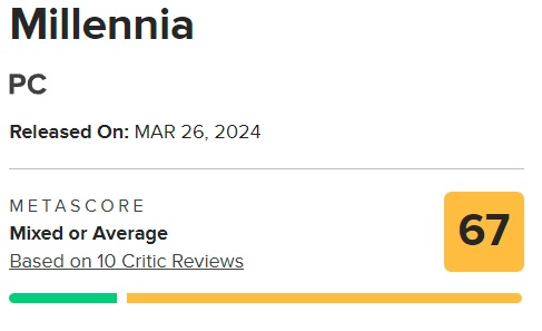 Millennia, el nuevo juego de estrategia de Paradox Interactive, no ha impresionado a la crítica y ha recibido críticas moderadas.-3 Millennia, el nuevo juego de estrategia de Paradox Interactive, no ha impresionado a la crítica y ha recibido críticas moderadas.-3