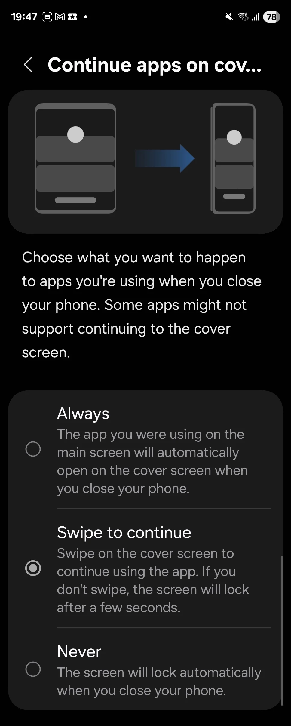 Funcionalidad actualizada de la aplicación App Continuity Funcionalidad actualizada de la aplicación App Continuity