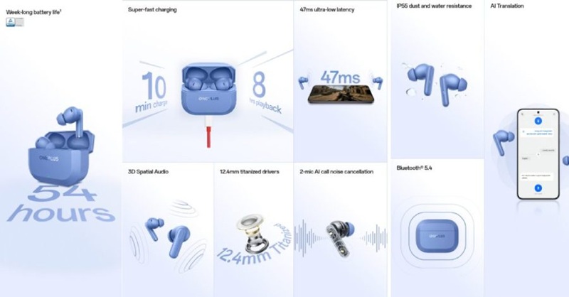 OnePlus Nord Buds 3R Specifications