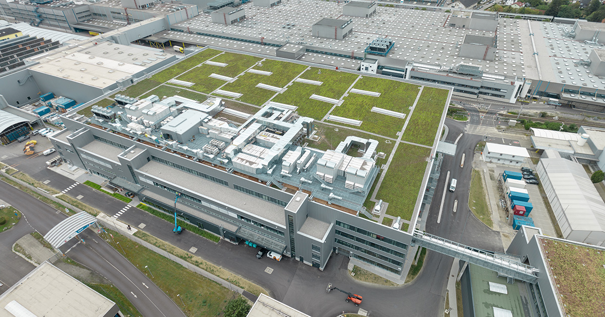 Nuevo taller de montaje de motores eléctricos Nueva nave de montaje de motores eléctricos en la planta de BMW Group en Steyr