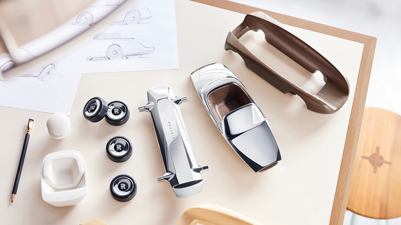 Figurita de conductor para Rolls-Royce Cameo