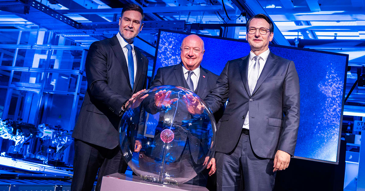 Ceremonia para el inicio de la producción en serie de motores eléctricos en la planta de Steyr del Grupo BMW