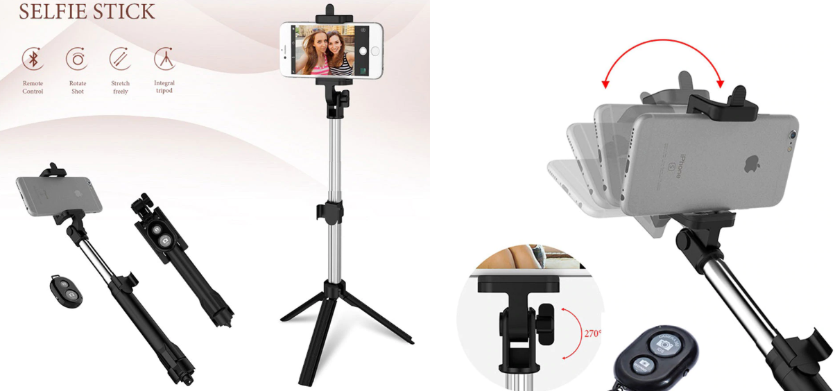 monopié bluetooth para selfies palo selfie con botón