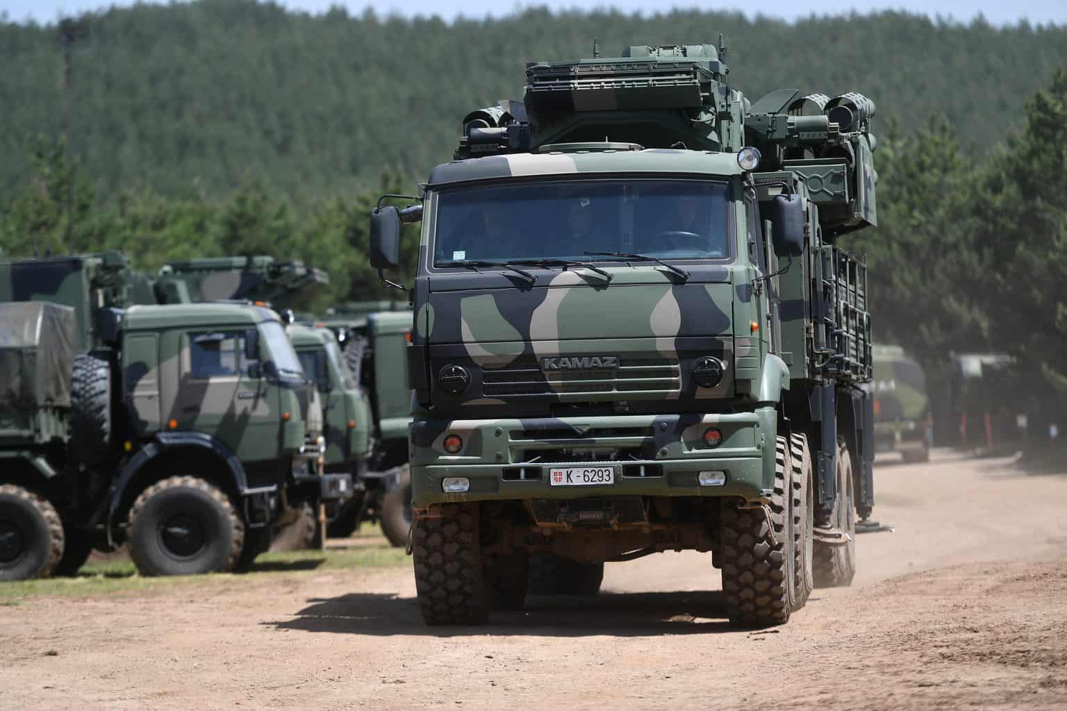 Complejo Pantsir-C1 de las Fuerzas Armadas serbias