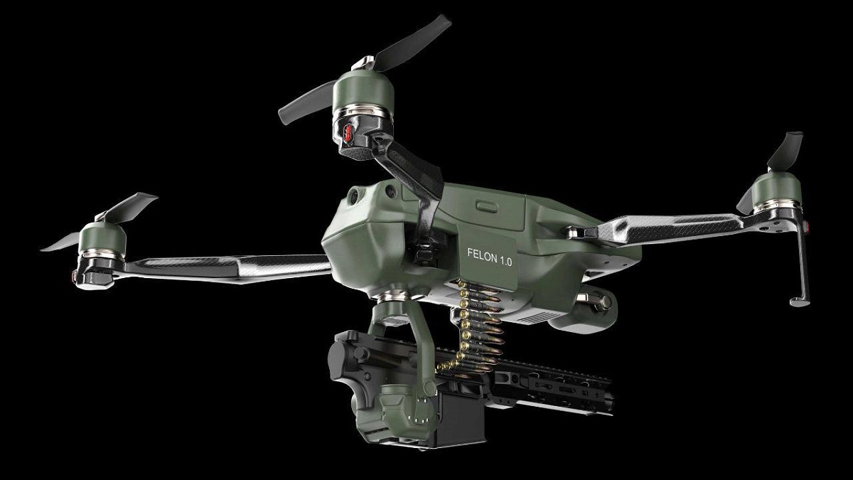 El ejército ucraniano recibirá de EE.UU. drones de combate ultramodernos Feloni equipados con una ametralladora de precisión o un misil antitanque Spike
