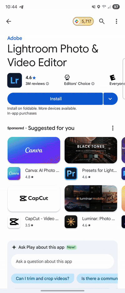 Lanzamiento automático en la Play Store