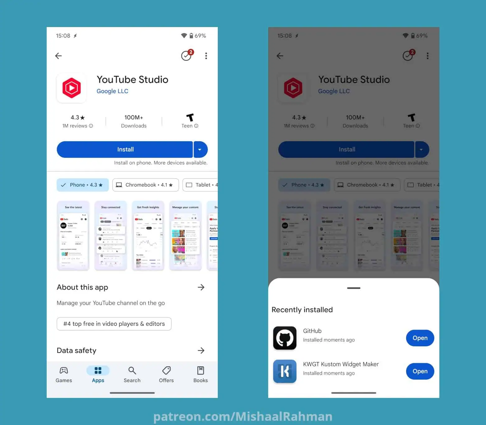 Gestor de descargas en Google Play Market Gestor de descargas en Google Play Market