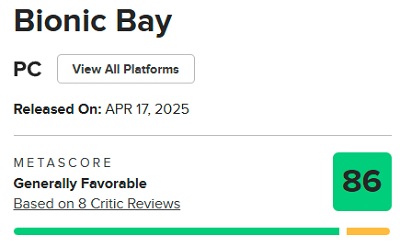 Captura de pantalla del juego Bionic Bay