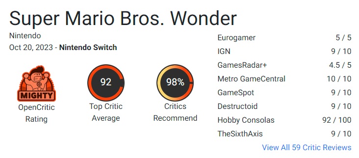 Desvelado el tráiler de lanzamiento de Super Mario Bros. Wonder, uno de los juegos mejor valorados de 2023-2
