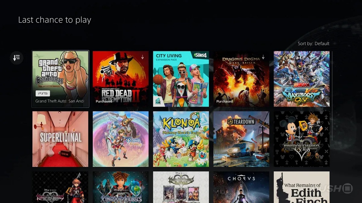 Sony eliminará 19 juegos de PlayStation Plus Extra y Premium la próxima semana, entre ellos GTA: San Andreas, RDR II y la serie Kingdom Hearts.