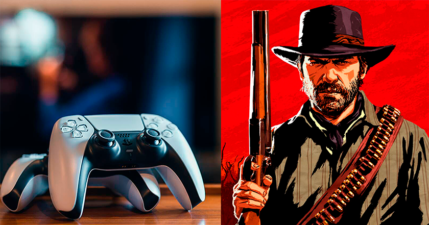 Gráfico de ventas de juegos y consolas para enero de 2023 en Europa: la consola más popular es PlayStation 5, y los juegos más comprados son FIFA 23, GTA V y RDR 2