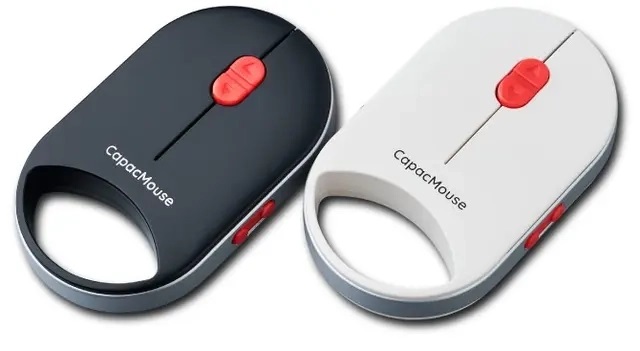 CapacMouse Pro en blanco y negro CapacMouse Pro en blanco y negro