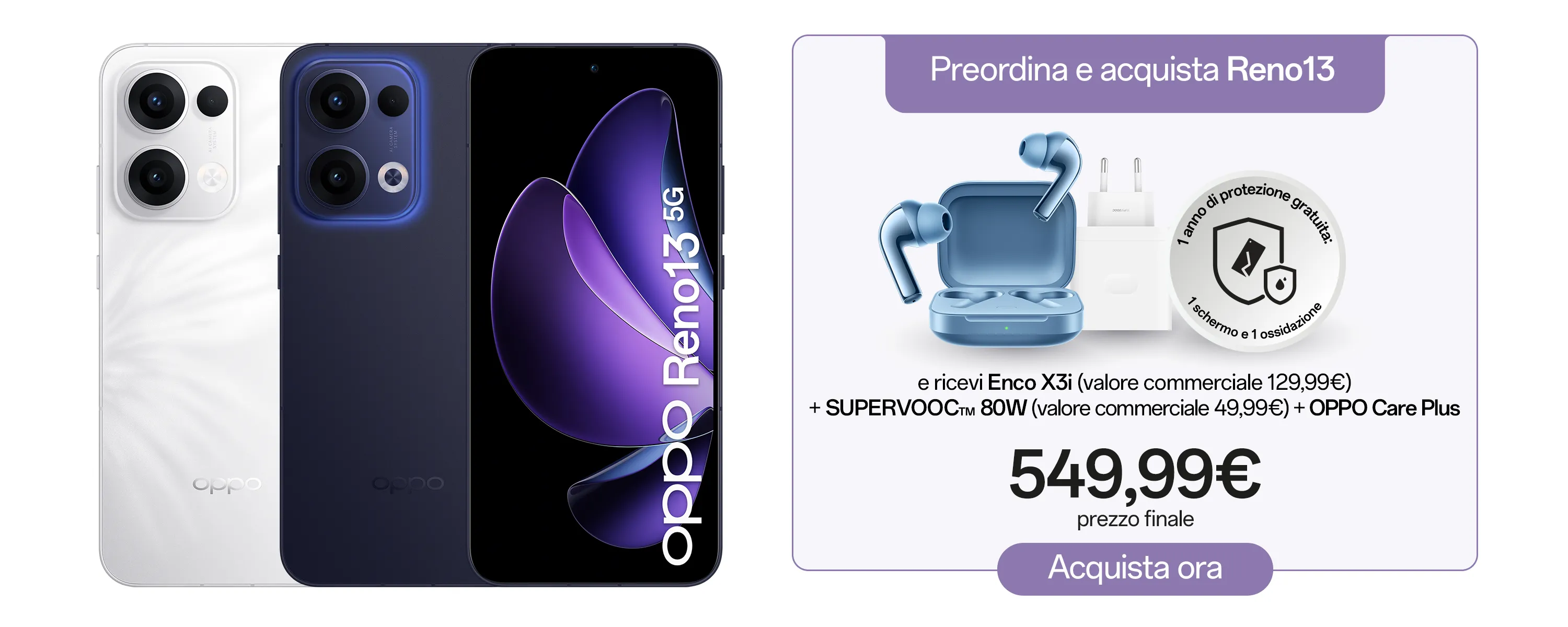 Oppo Reno13 con oferta promocional
