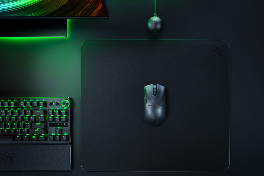 Vista lateral del Razer DeathAdder V4 Pro