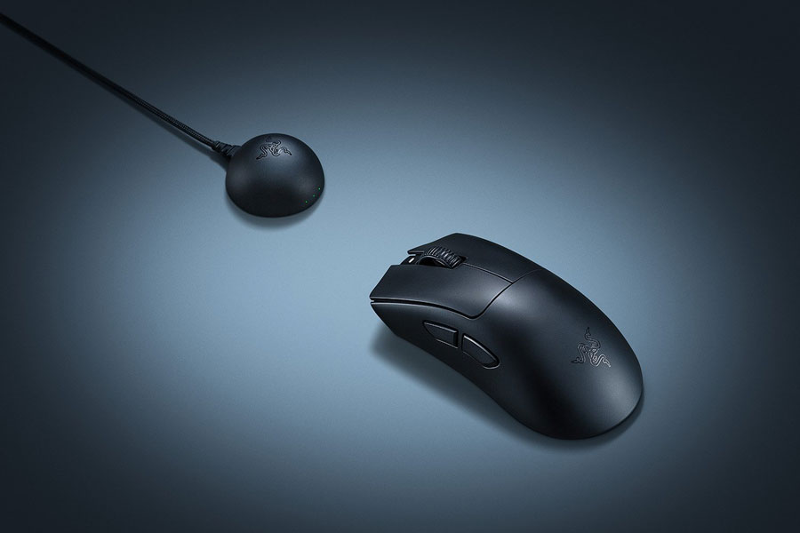 Vista superior del Razer DeathAdder V4 Pro
