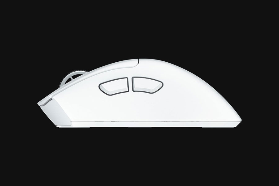 Esquina blanca del Razer DeathAdder V4 Pro