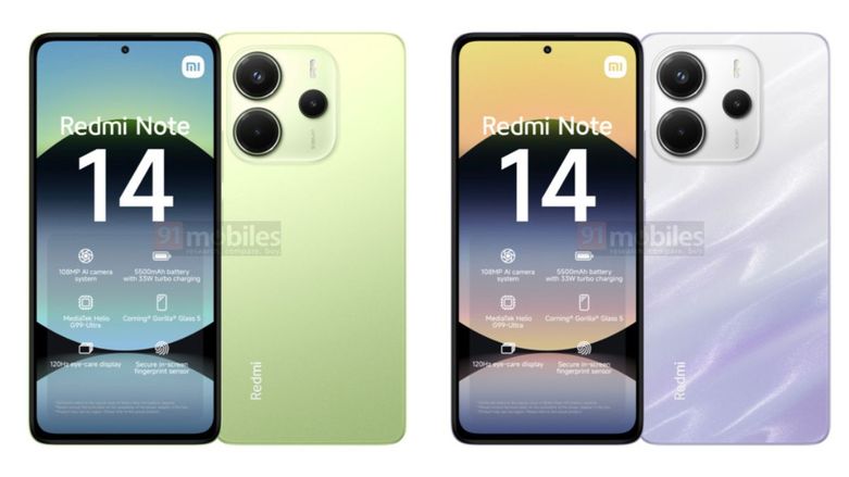 Renderizador Redmi Note 14 4G Renderizador Redmi Note 14 4G