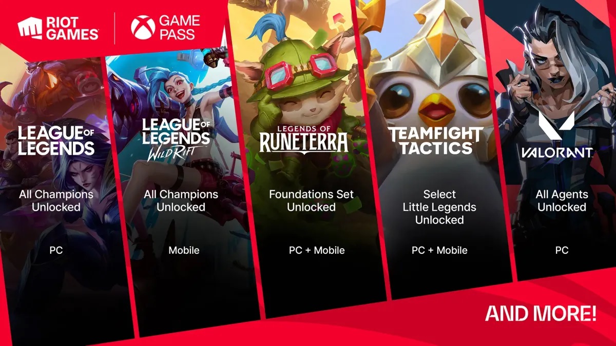 Los proyectos de Riot Games aparecerán en Game Pass la próxima semana Los proyectos de Riot Games aparecerán en Game Pass la próxima semana