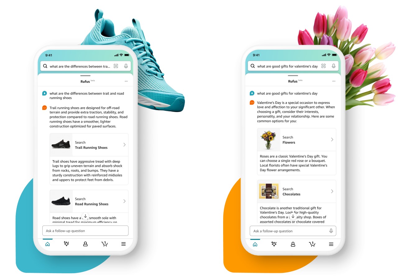 Amazon ha presentado Rufus, un asistente de compras basado en inteligencia artificial-2 Amazon ha presentado Rufus, un asistente de compras basado en inteligencia artificial-2