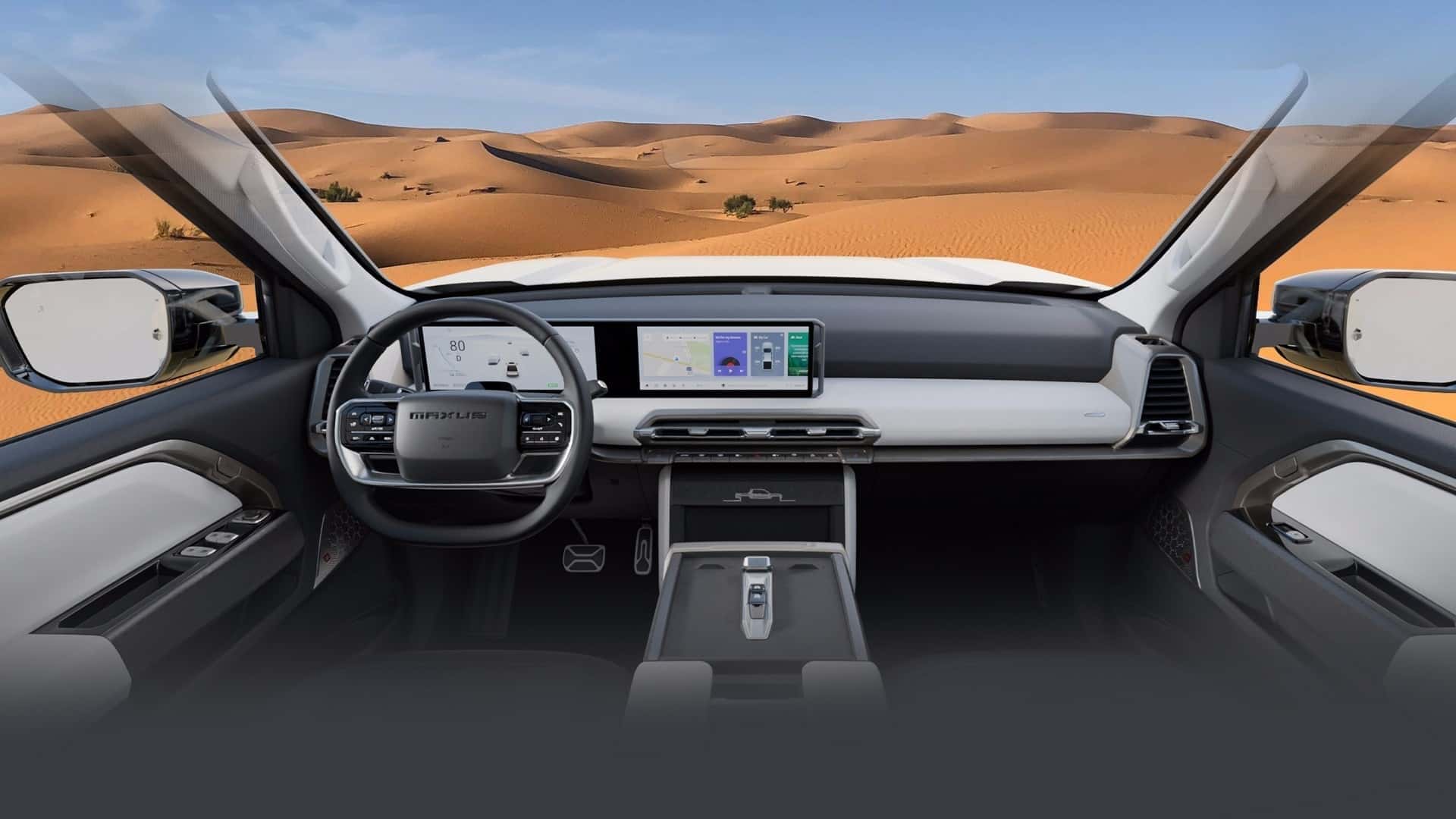 Interior de la camioneta pickup Maxus Interstellar X Interior de la camioneta pickup Maxus Interstellar X