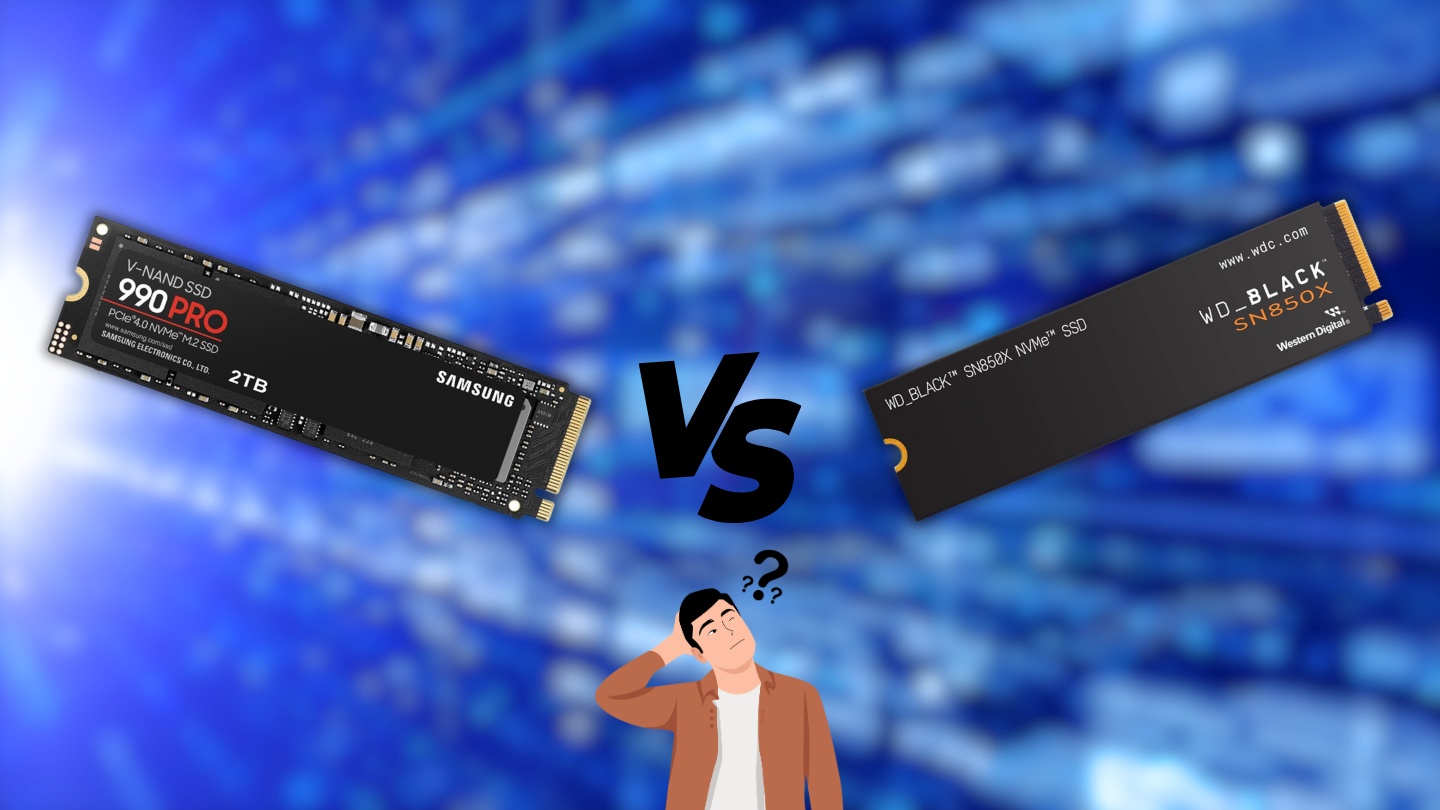 Comparación entre 990 PRO y SN850X