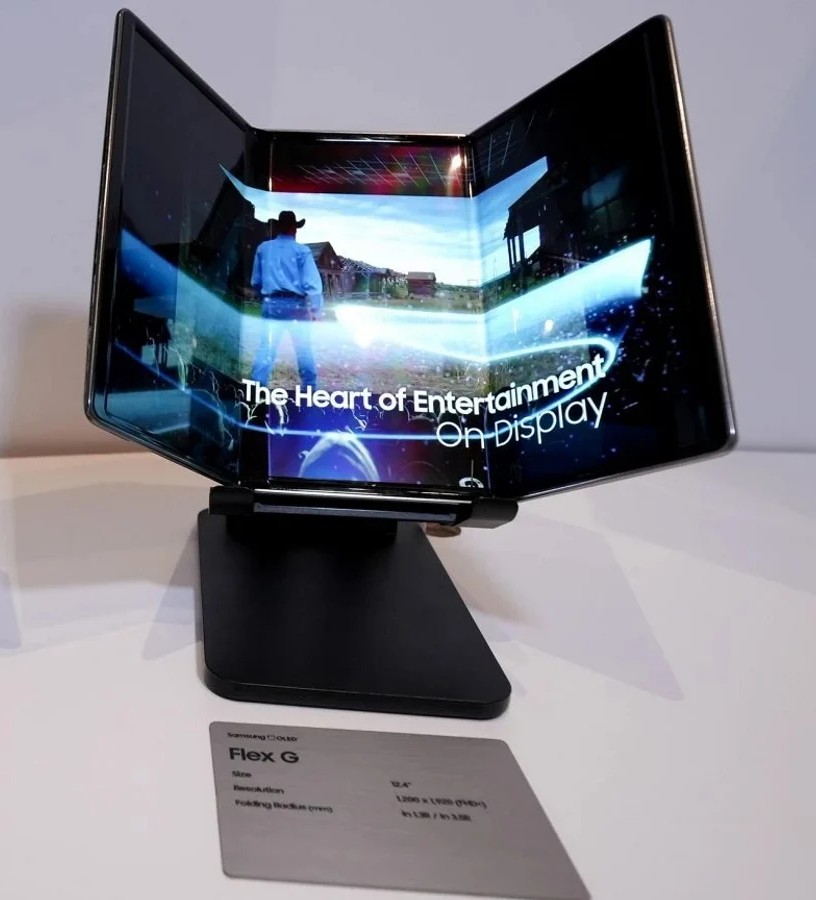 Concepto de dispositivo plegable Samsung Flex G Concepto de dispositivo plegable Samsung Flex G