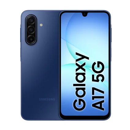 Samsung Galaxy A17 5G en azul oscuro Samsung Galaxy A17 5G en azul oscuro