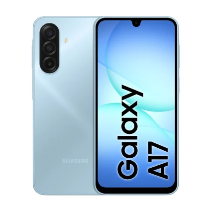Samsung Galaxy A17 5G en color verde claro Samsung Galaxy A17 5G en color verde claro