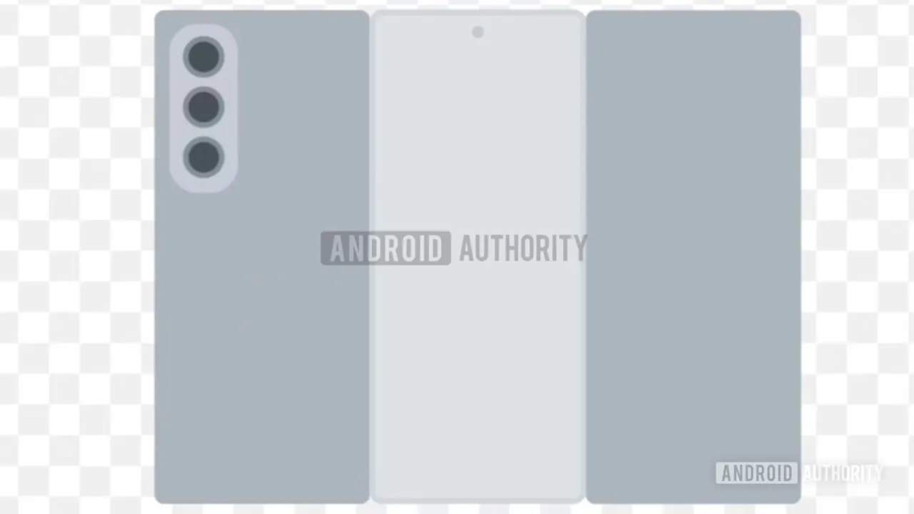 El exterior del Galaxy TriFold