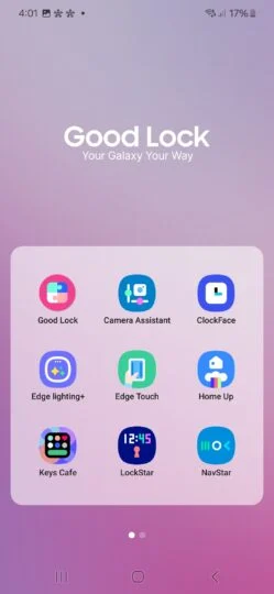 Nuevo diseño de Good Lock Nuevo diseño de Good Lock