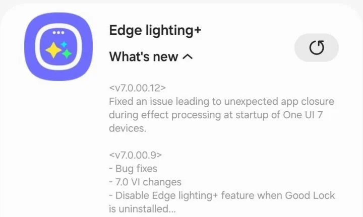 Actualización de Edge Lighting+ 7.0.00.12 Actualización de Edge Lighting+ 7.0.00.12