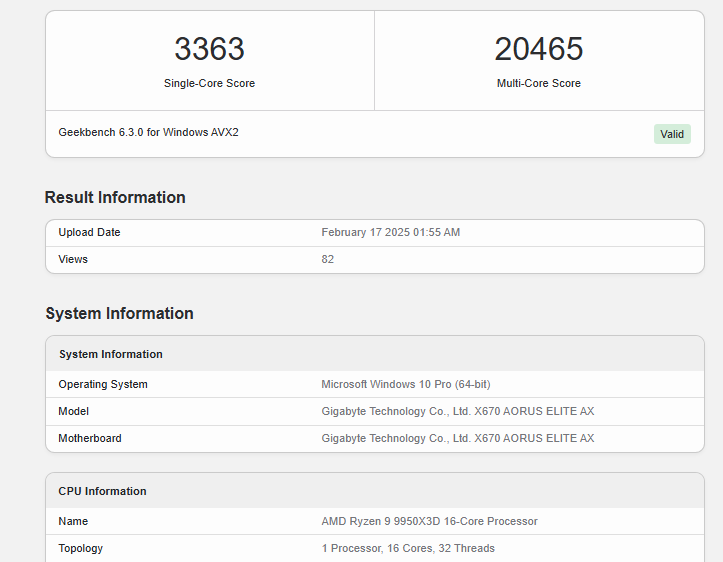 Prueba de rendimiento AMD Ryzen 9 9950X3D Prueba de rendimiento AMD Ryzen 9 9950X3D