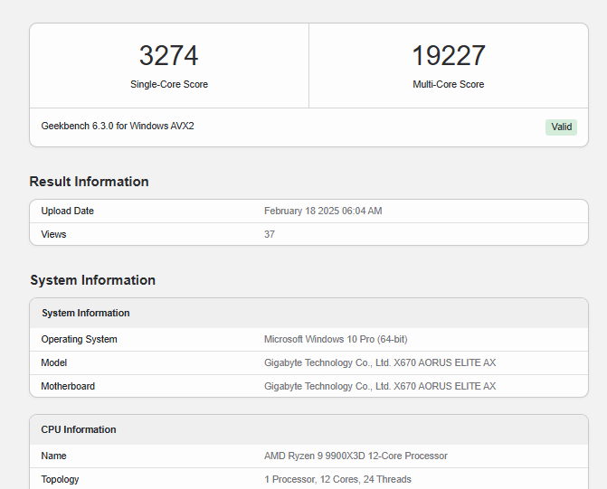 Prueba de rendimiento AMD Ryzen 9 9900X3D Prueba de rendimiento AMD Ryzen 9 9900X3D